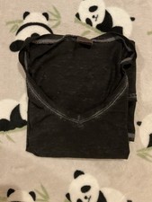 Free Press Women s XS Dark Grey Black Short S...