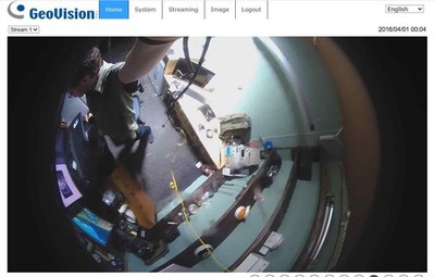 Geovision GV-QFER12700 Fisheye Dome Camera 12MP