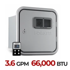 FOGATTI Ultra Era RV Tankless Water Heater 66000BTU w/ Mixing Tank+ Door