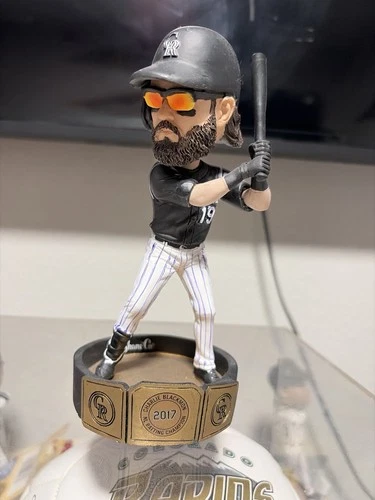 Charlie Blackmon Colorado Rockies Batting Champion Bobblehead 2017 MLB Baseball