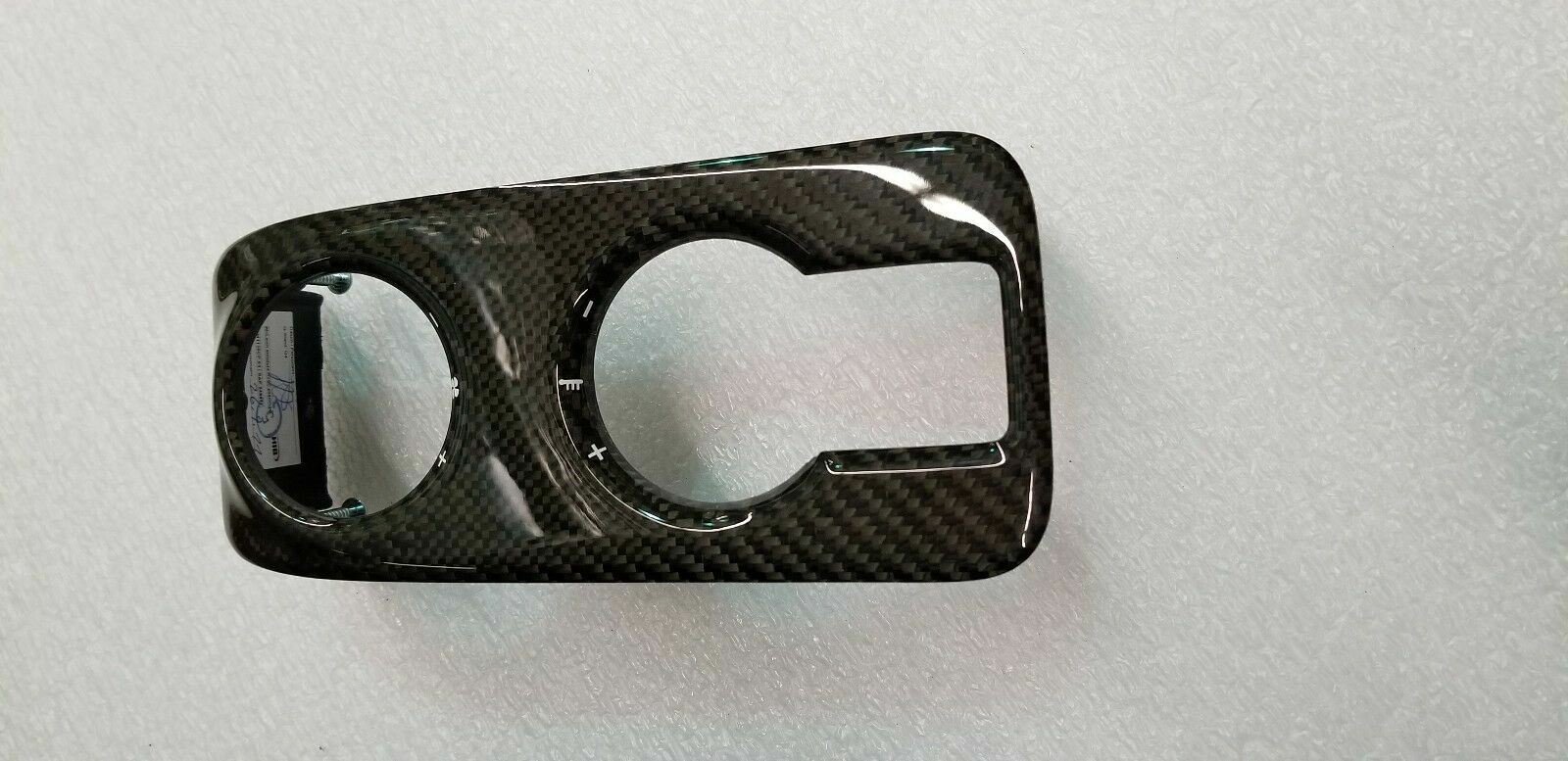 MCLAREN MP4-12C RIGHT SIDE CARBON DOOR CONTROL SWITCH COVER OEM 11M1110CP.01