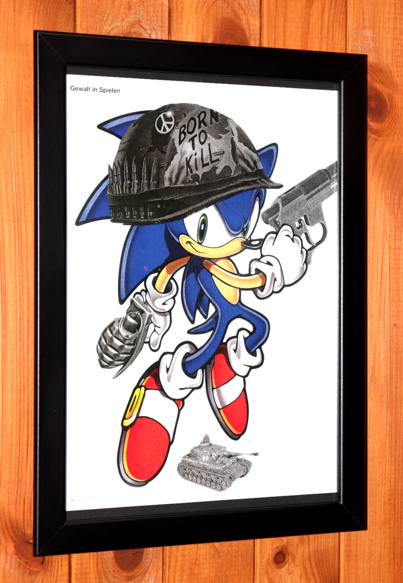 Affiche / Poster SEGA - Sonic The Hedgehog - 35x91 Cm - Neuf