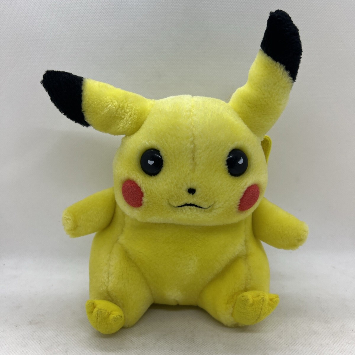 Pikachu Plush Official Nintendo Pokemon Hasbro 8” Vintage 1990's
