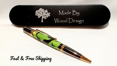 Australian Handcrafted Executive Green Dragon Pen Ebay