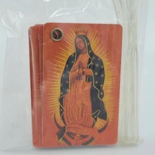 Luggage Tags Virgin Mary Double Sided Travel Religious Pack of 5