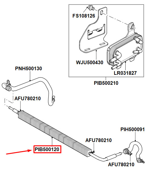 Land rover pib500120 Land rover pib500120