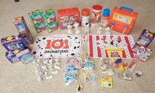 LOT of OVER (60) 1990s VINTAGE 101 DALMATIONS TOYS FROM VARIOUS SOURCES. 