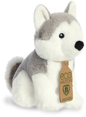 Aurora - Eco Nation - 8.5'' Husky Responsibly Made Stuffed Animal