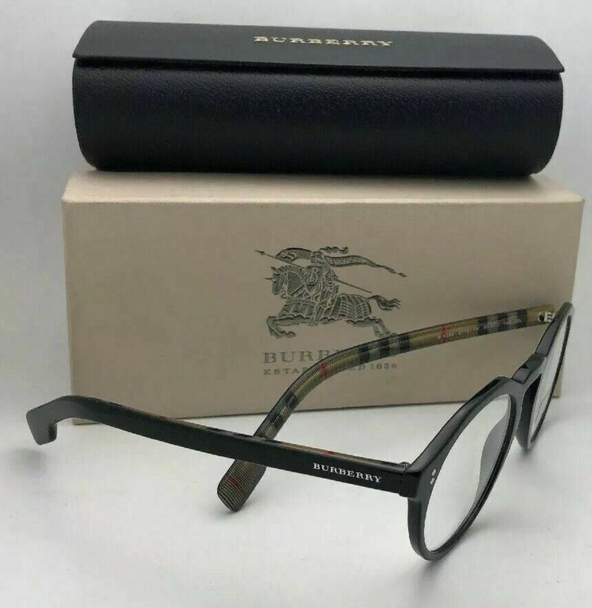 New BURBERRY Reading Glasses B 4280 3773/1W 50-22 145 Shiny  display picture 1