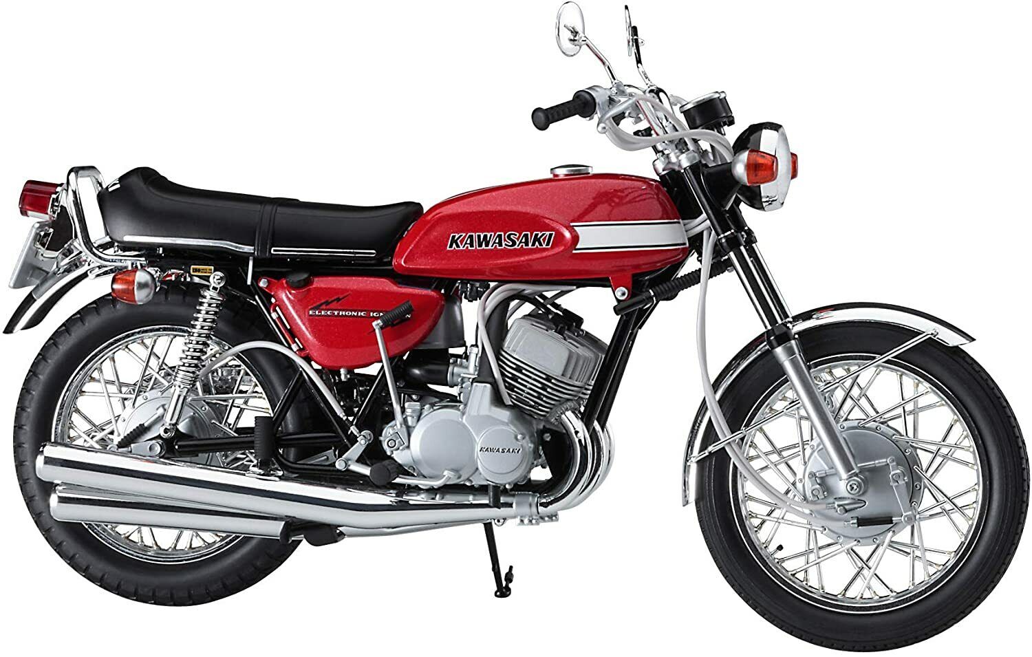tørre pengeoverførsel afhængige Hasegawa 21731 1/12 Scale Model Motorcycle Kit Kawasaki H1 Mach III 500 SS  1970 for sale online | eBay