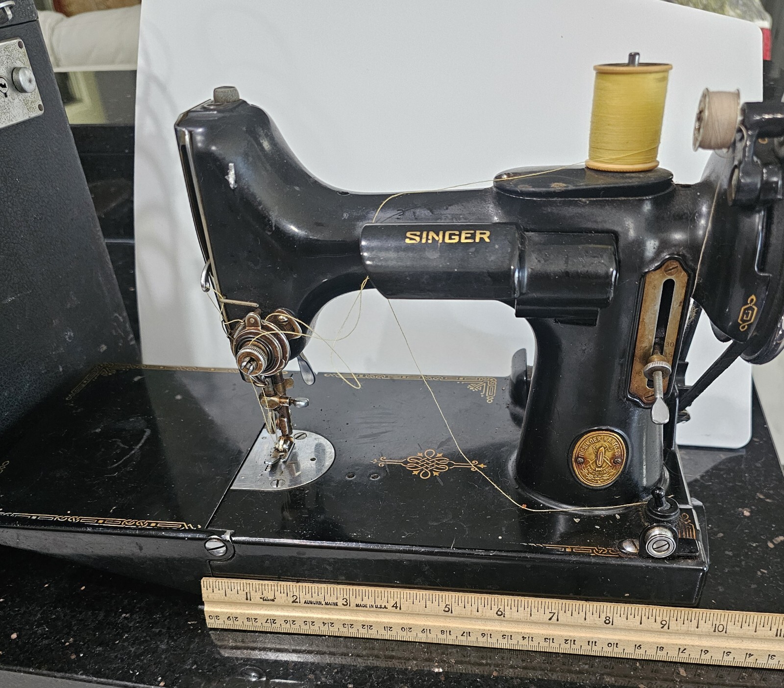 Estate Singer Featherweight 221 Series AJ Sewing Machine 1936 eBay