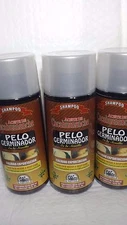 3 BOTTLES SHAMPOO WITH  CACAHUANANCHE EXTRACT GERMINATOR GROWTH PROMOTER HAIR