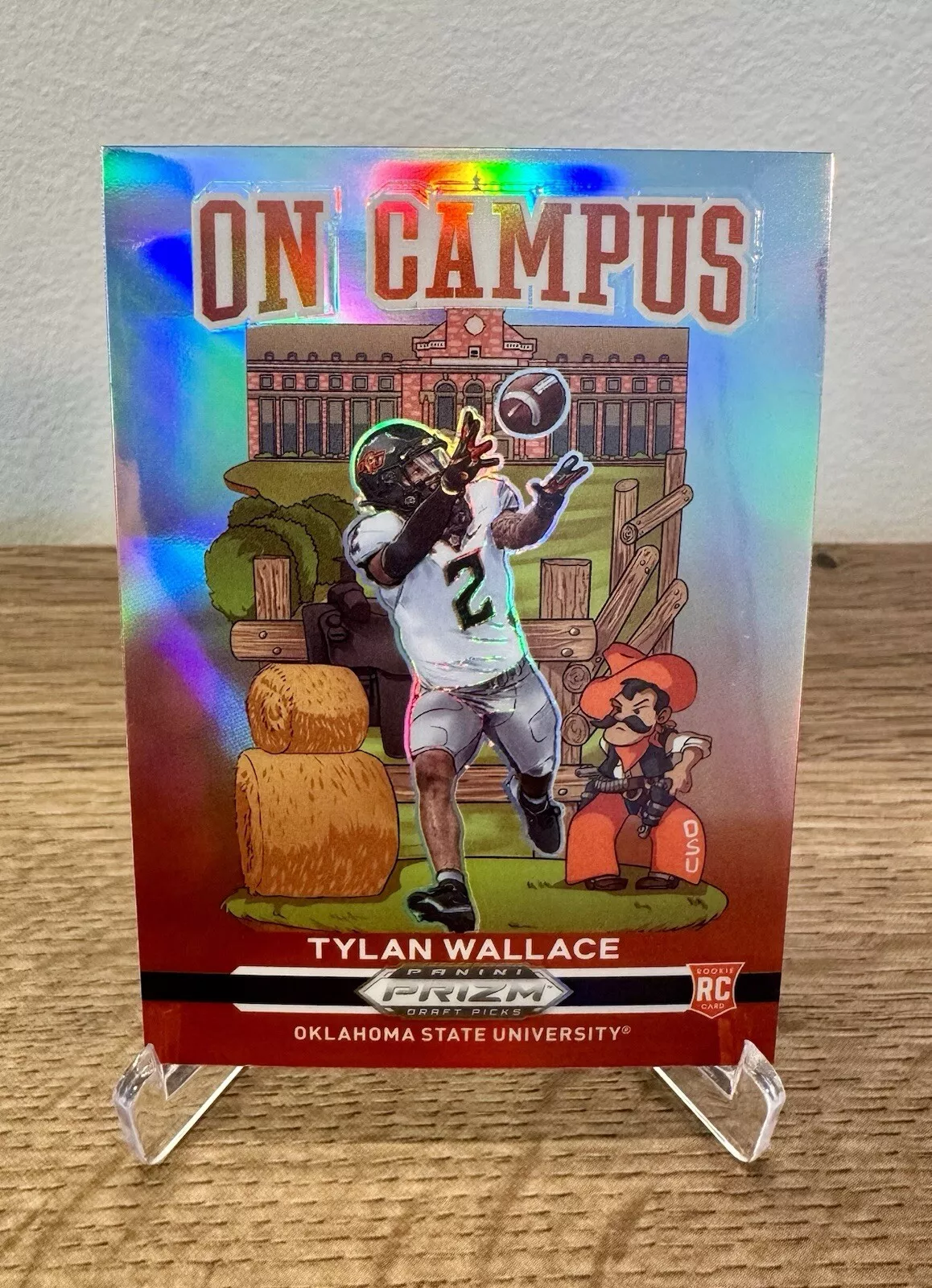 2021 Panin Prizm Draft Picks Tylan Wallace Rookie On Campus Case Hit SSP - RC