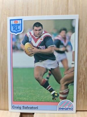 CRAIG SALVATORI '92 Series Eastern Suburbs ROOSTERS #119 Rugby League NRL Card