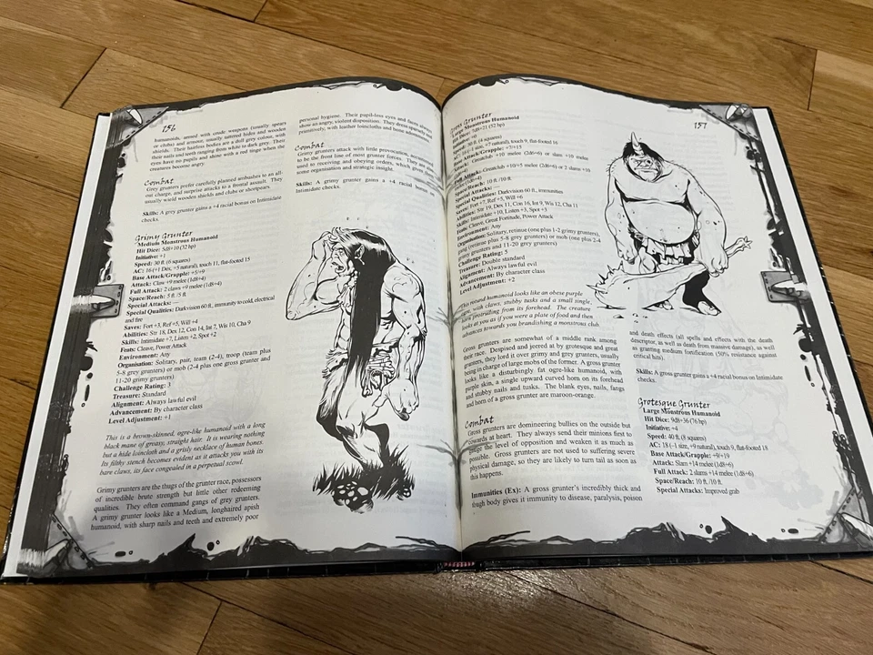 Dungeons & Dragons 3.5: Monster Encyclopaedia II: Dark Bestiary Mongoose D20 - Image 3 of 4