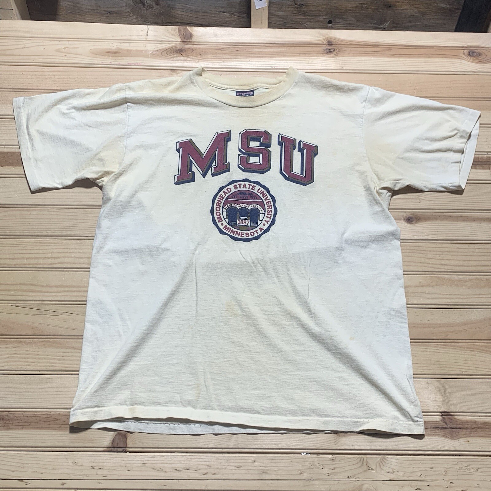 Vintage 90s Morehead State University College Crest Shirt Size XL