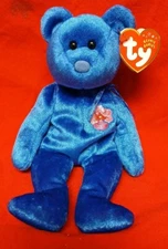 Beanie Babies Vanda The Blue Bear Plush New