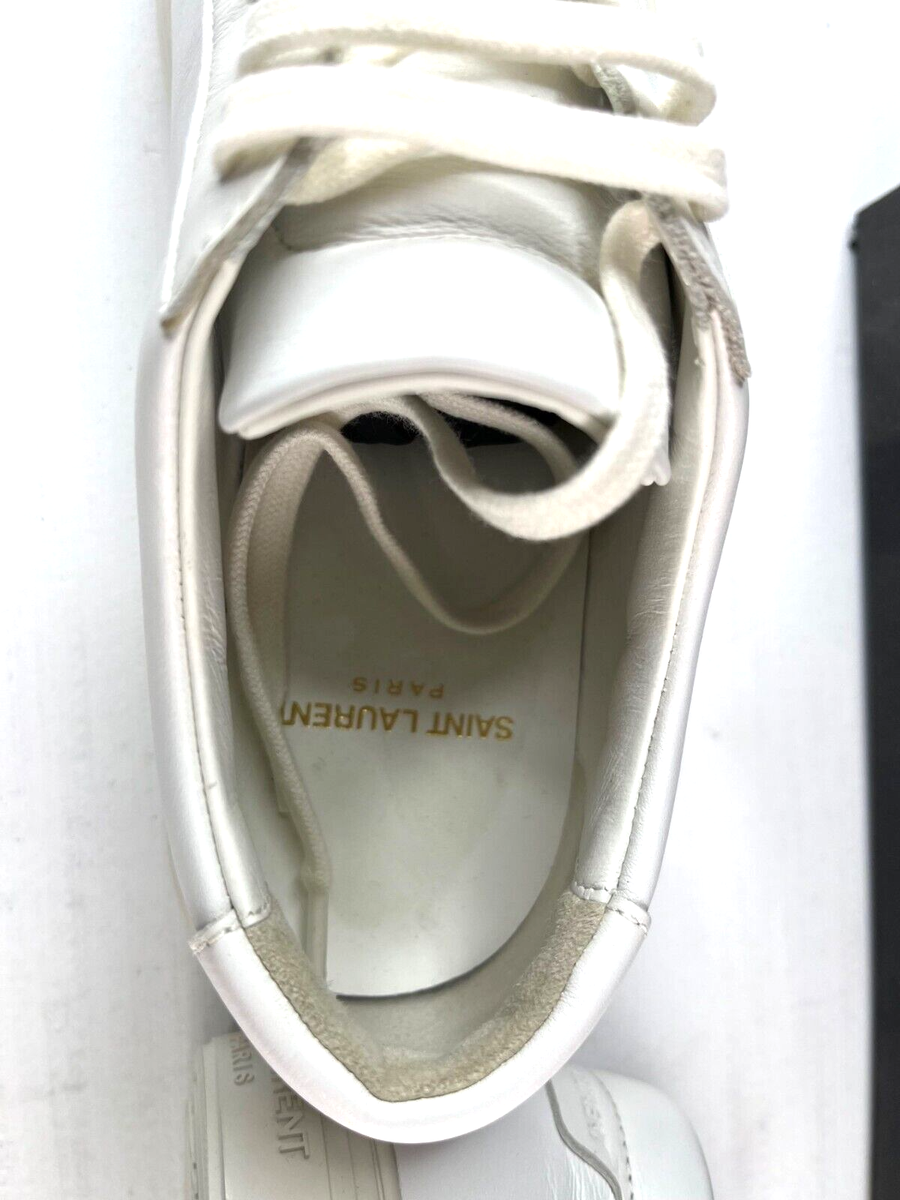 Saint Laurent Andy Low Top Moon Plus White Sneakers 35+ - 606831