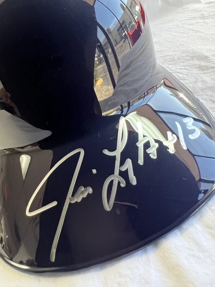 JIM LEYRITZ New York Yankees Rare Signed Autographed Helmet JSA Witness- No Card - Image 4 of 4