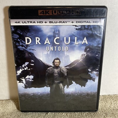 Dracula Untold (2014, R, 4K Ultra HD + Blu-ray, NO Digital, 2-Disc Set)