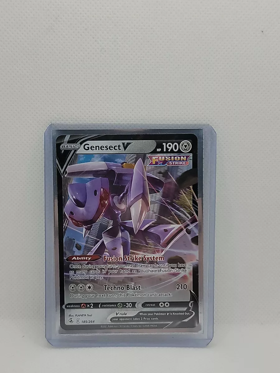 Genesect V 185/264 - Fusion Strike - Pokémon TCG - Mint Condition