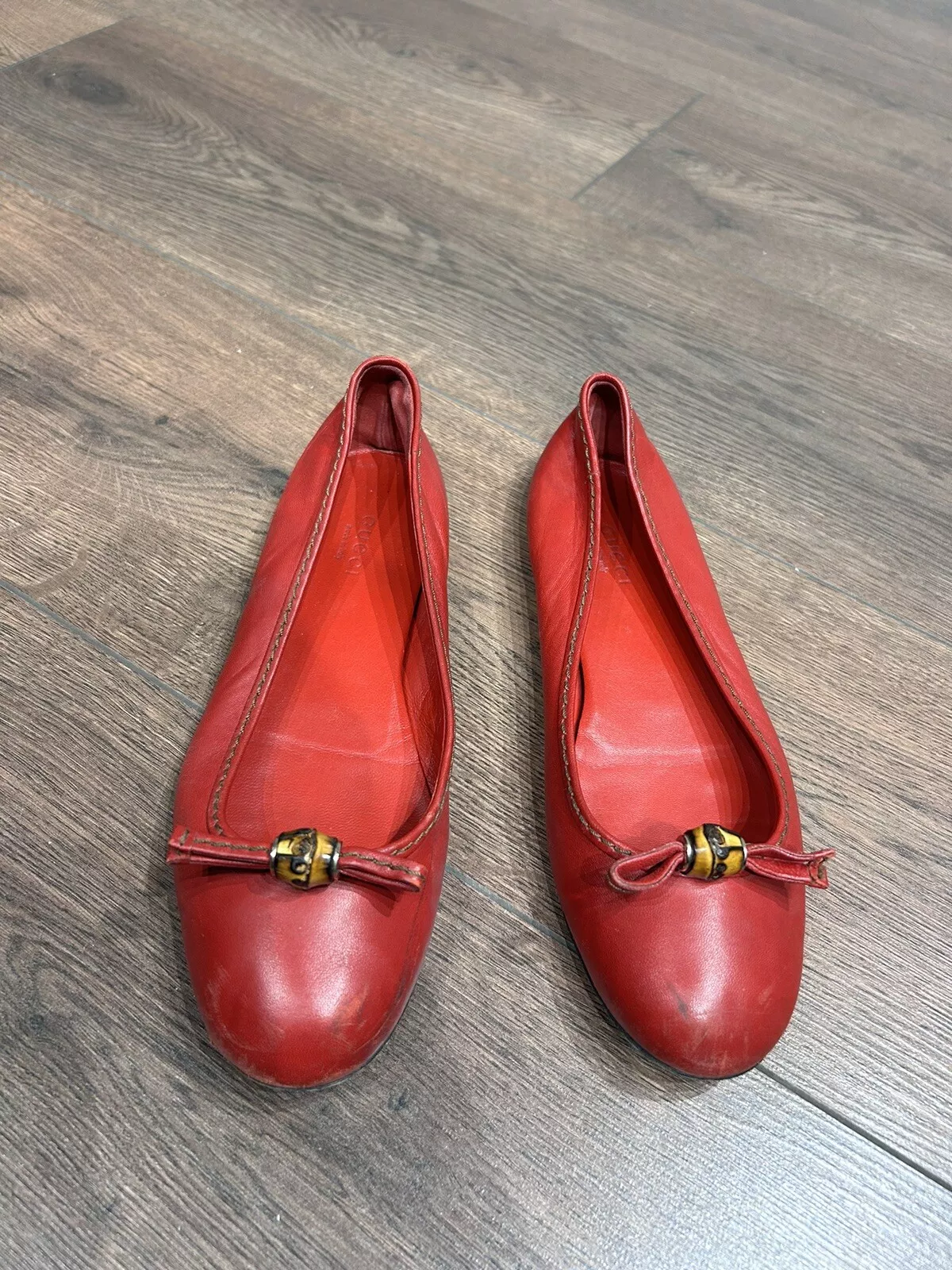 Ballerines Gucci en bambou os