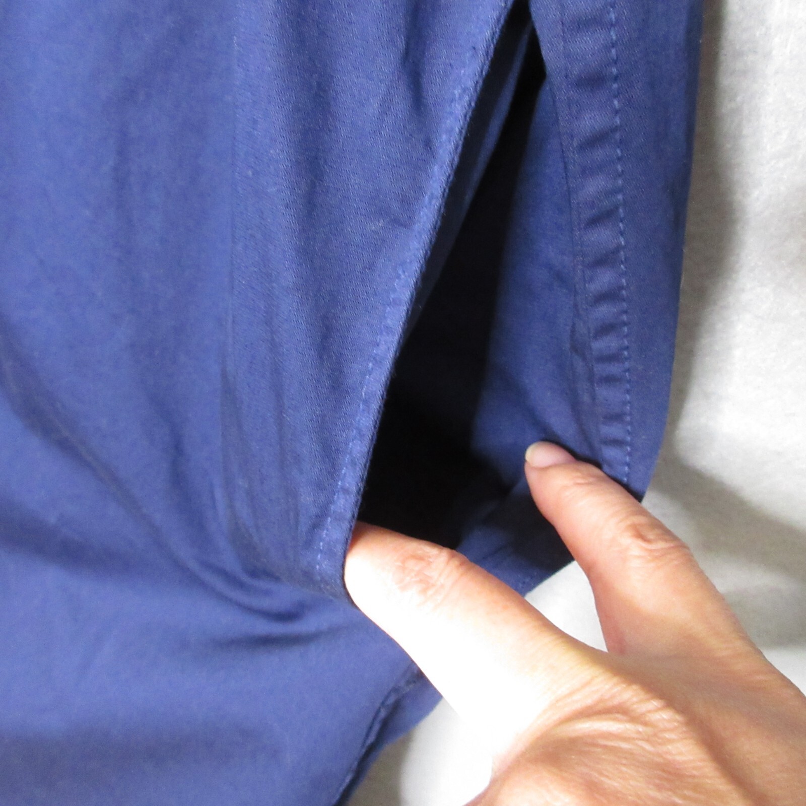 Alex Mill Military Shirt Dress Women Medium Blue Utilitarian Pocket Oversize NWT