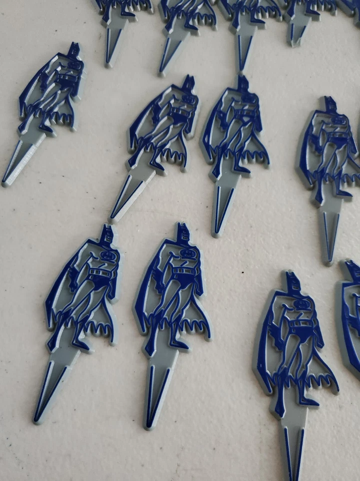 老式1992年塑料立式蝙蝠侠蛋糕装饰19部DC漫画 — 第 3/4 张图片