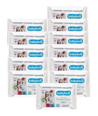 Babylove Feuchttücher sensitive 12x80 Stück