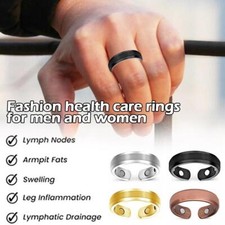 Men Resizable Magnetic Ring Women Lasting Therapeutic Fashion Open Rings - FAST