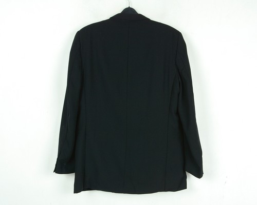 Versace Klassisch v2 Wollblazer Jacke Anzug Sport Mantel UK 44 US Schwarz Eu 54 - Bild 4 von 7