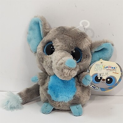 Yoohoo & Friends Elephant Beanie Plush Korimco 6'' Swing Tag