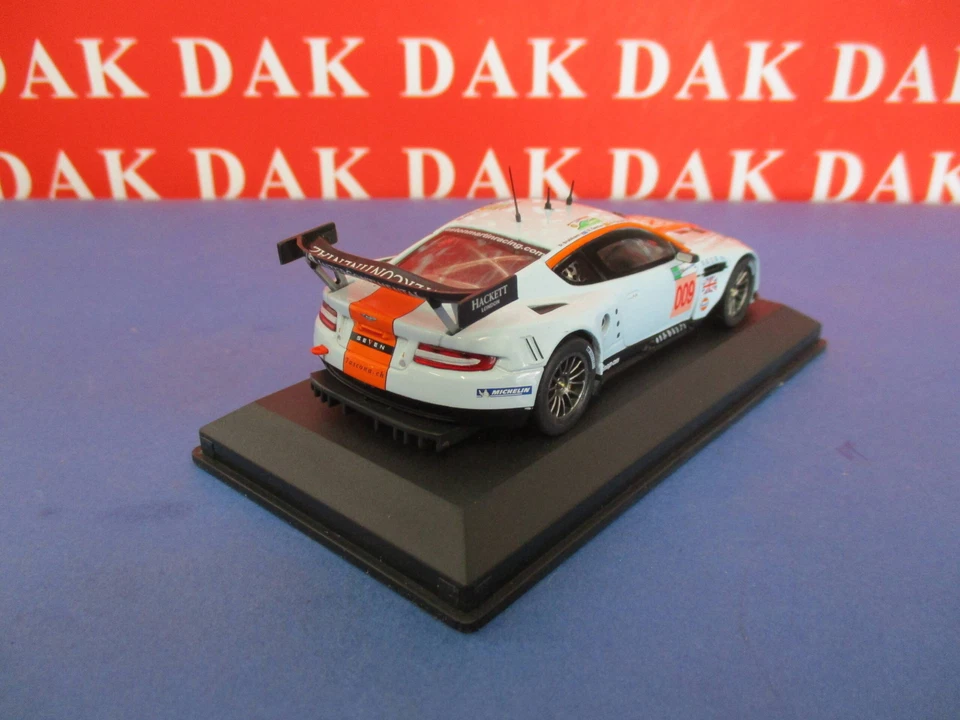 Die cast 1/43 Modellino Auto Aston Martin DBR9 Gulf 24H Le Mans 2008 D. Brabham - Immagine 3 di 4