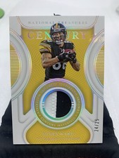 2021 National Treasures Hines Ward Century Materials Patch SP /25 Steelers F1