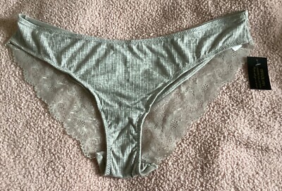 MATALAN -Lingerie Collection Grey Brazilian Style Knickers Lace