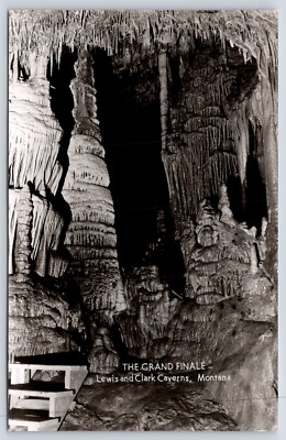 Montana Lewis and Clark Caverns The Grand Finale Vintage Postcard