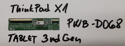 Orig. Wacom PWB-D068 digitizer touch controller PCB ThinkPad X1 Tablet 3rd Gen
