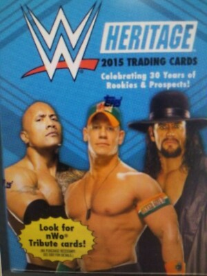 2015 Topps WWE Heritage Base BLACK SINGLES Select Pick Your Card NM-Mint **