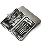 19Pcs Pedicure And Manicure Cleaner Nail Clippers Stainless Steel Beauty Set GY