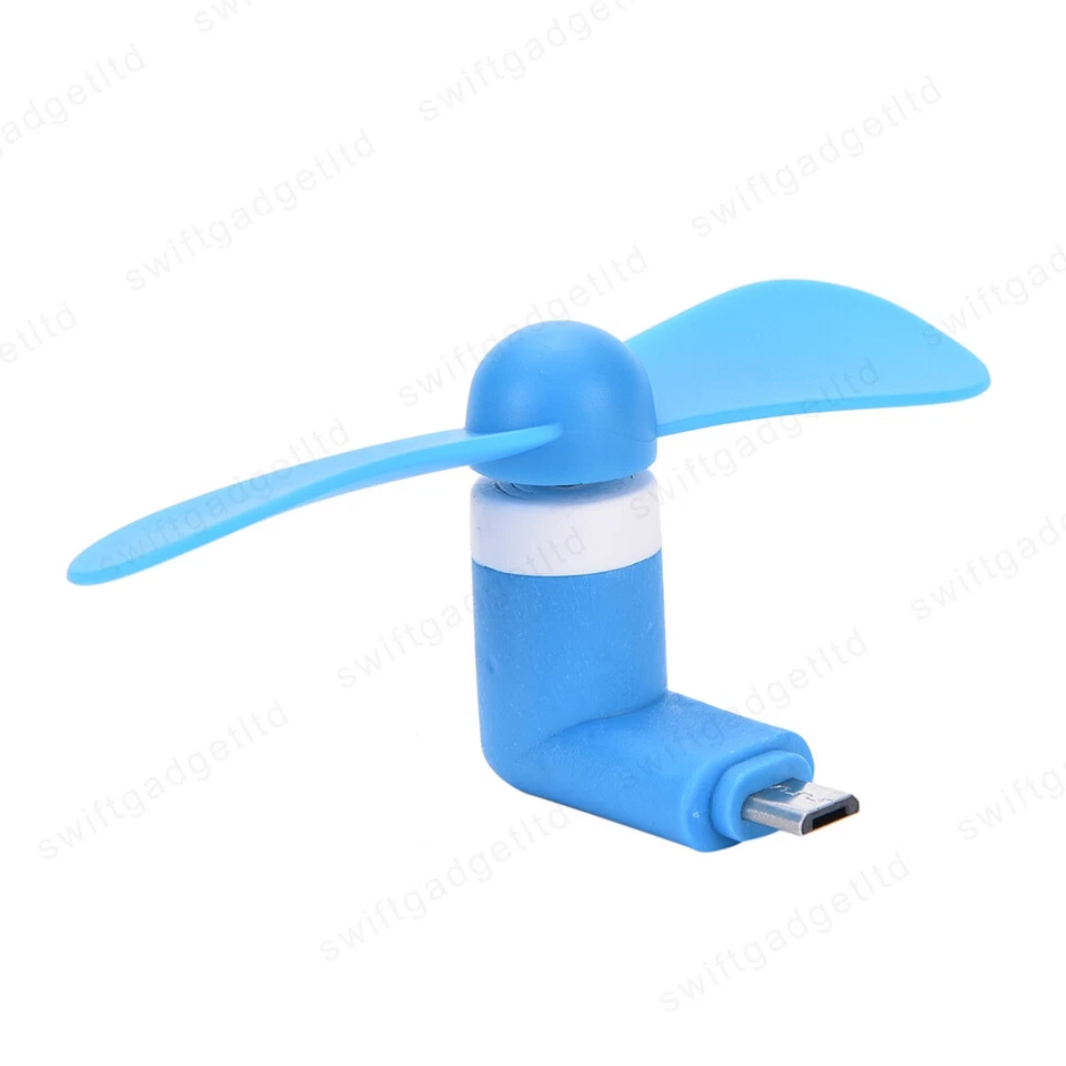 Micro USB Fan Mini Portable Handheld Travel Cooling 5V Android Mobile Phone Fan - Image 2 of 4