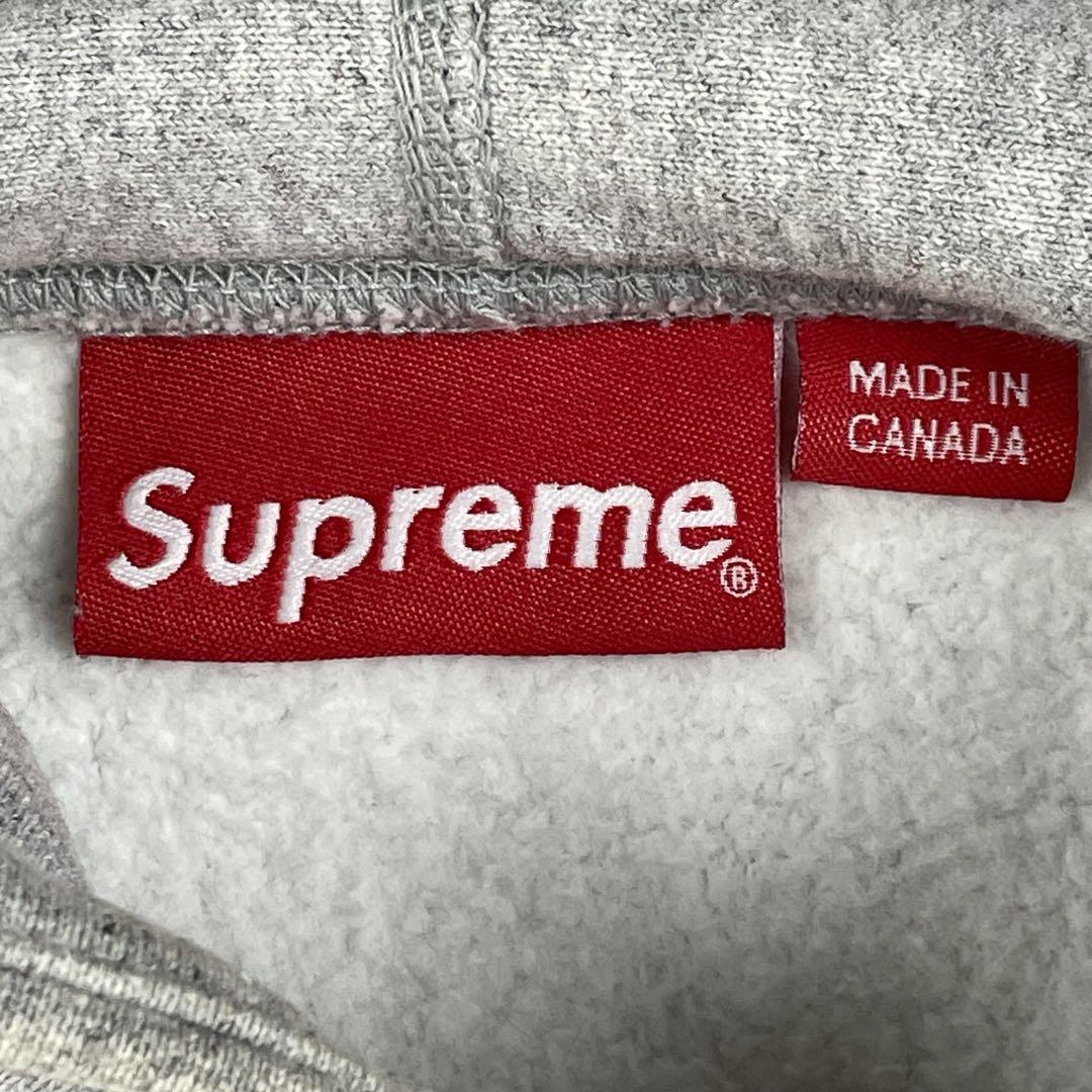 Supreme 19AW BOX LOGO HOODIE Men's Hoodie Gray Blue Size M Supreme 19AW BOX LOGO HOODIE Men's Hoodie Gray Blue Size M