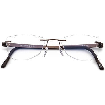 Silhouette Eyeglasses 5452 40 6055 Titan Brown Rimless Frame  display picture 1