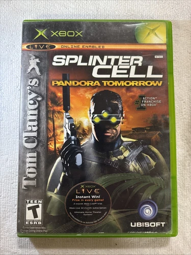Tom Clancy's Splinter Cell: Pandora Tomorrow (Microsoft Xbox, 2004) CIB