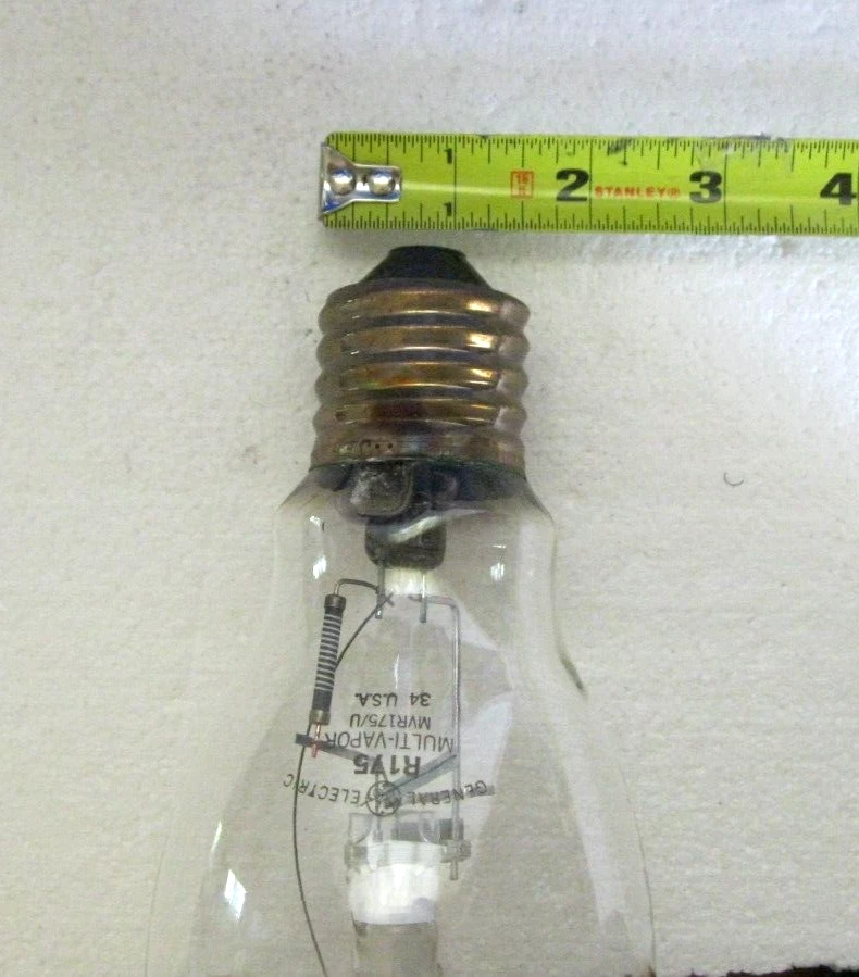 4 x GE 175W Multi-Vapor Metal Halide ED28 Light Bulb Lamp MVR175/U Mog E39 USA - Image 4 of 4
