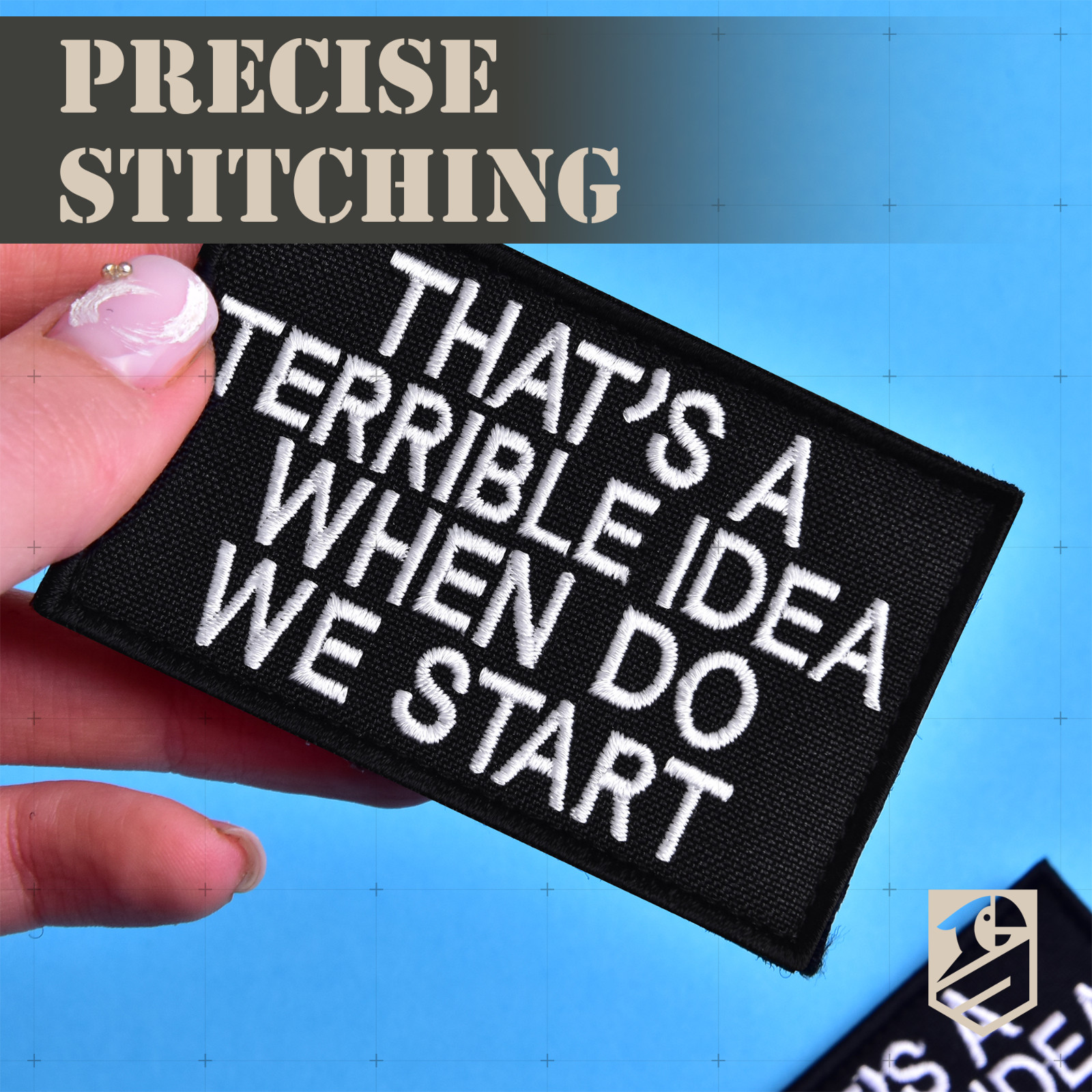 2pcs That’s a Terrible Idea When Do We Start Patch Funny Tactical ...
