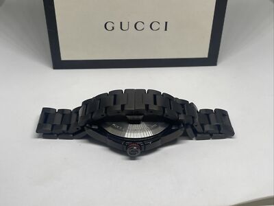 GUCCI G-timeless Chronograph XL Black Dial Men's Watch YA126268