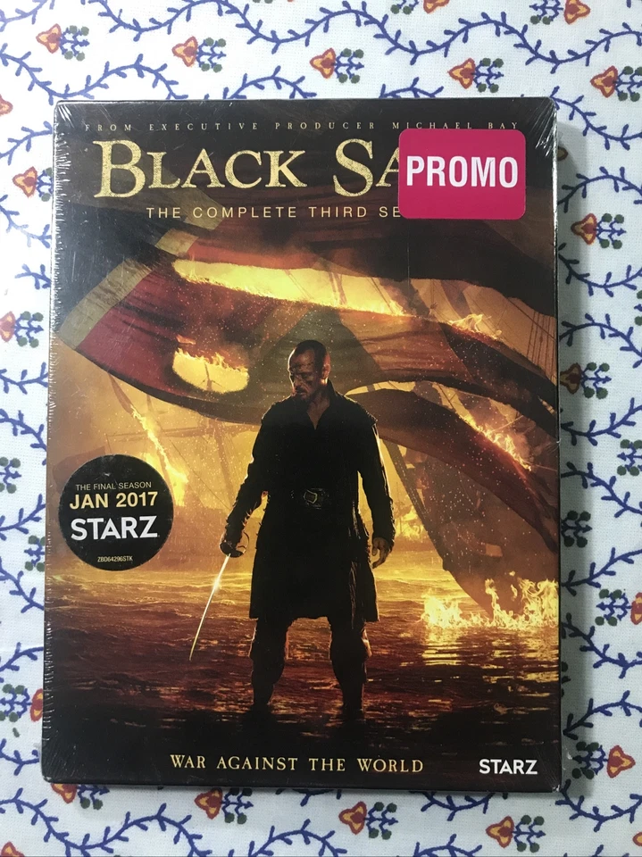 Black Sails The Complete Third Season (DVD 2016) STARZ