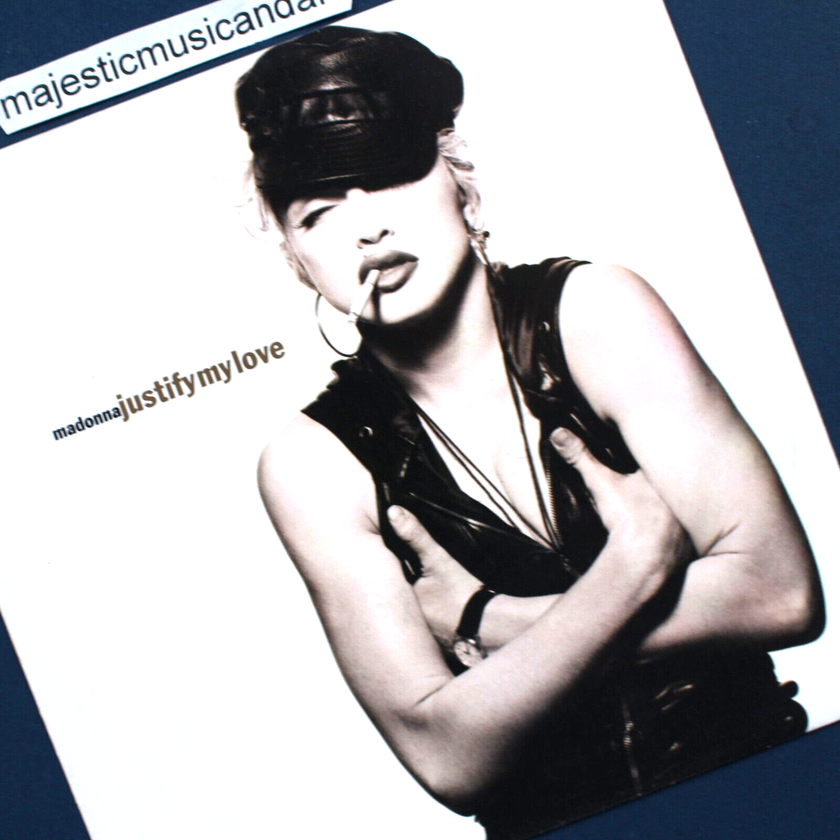 PATRICK DEMARCHELIER PHOTO COVER 1990 OG MADONNA LENNY KRAVITZ 7