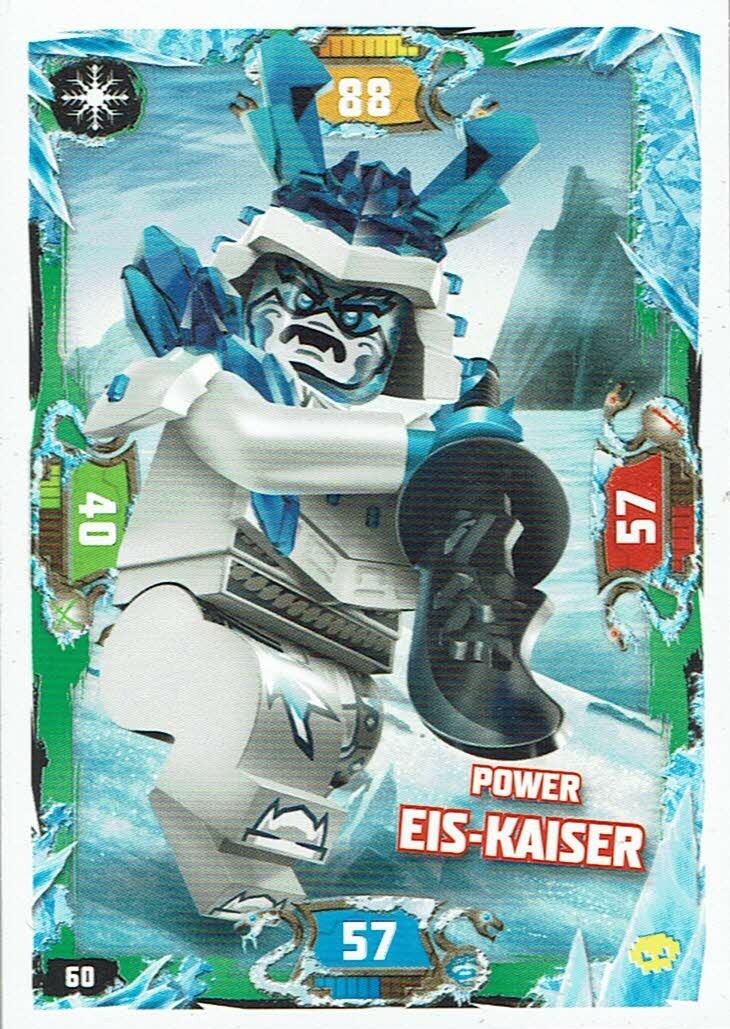Lego Ninjago Serie Next Level Karte TCG 60 Power Eis