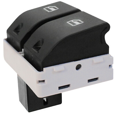 Interrupteur Lève-Vitre Électrique Avant Gauche Pour SEAT / VW - Réf. OE 6Q0959858A - Compatible Polo, Ibiza... - Neuf Garantie 2 Ans